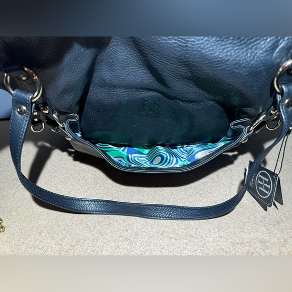 Hayden-Harnett Large Black Athena Boho Tote Bag - Picture 6 of 10